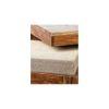 Blane Sheesham Wood 4 Seater Coffee Table Set In Teak Finish