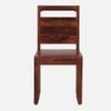 Gianni Solid Wood Dining Chair in Brown Colour - Set of 2