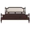 Regal Shesham Solid Wood Queen Size Bed Non Storage Bed In Provincia Teak Finish