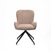 Hill Fabric Dining Chair in Beige Colour