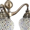 Devansh Metal Electric Wall Light in Multi Colour with Multi Shade Count of 2 Lights