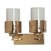 Eliante Modern Wall Lights Mild Steel & Glass Material Gold & White Finish