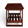 Alison Sheesham Wood Accent Rectangle Coffee Table In Honey Finish