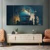 The Castle Decor Islamic Wall Painting Wooden Framed 27x48 Inch (Style 2)