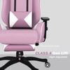 ASE Gaming Gold Series With Footrest Gaming Chair (Pink)