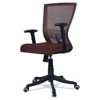 Ebeaony Mid Back Ergonomic Chair in Brown Colour