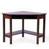 Collins Solid Wood Study Table in Dark Walnut Finish
