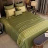 Stoa Paris Super King Bedsheet  Bedsheet, Eternal Glow, Olive Oasis