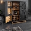 Wave Bar Cabinet Black