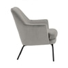 Scandinavian Lucian Lounge Chair White Matte Finish