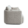 Cozychic Wood 3 Seater With Upholstery Non Storage Sofa In Grey Colour