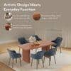 Heston Solid Wood 6 Seater Dining Table