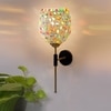 Devansh Metal Electric Wall Light in Black Colour with Multi Shade Count of 1 Light
