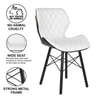 Superb Dining Chair In White