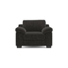 Esquel Premium 1 Seater Fabric Sofa in Graphite Grey Colour