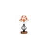 Kalani Multicolor cotton Table lamp with Wood & Iron Base