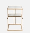 Metal Side Table in Gold Colour