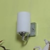 Eliante Modern Wall Lights Mild Steel & Glass Material Chrome & White Finish