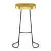 Sherman Metal Bar Stool in Brass Finish