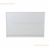 Viona Engineered Wood Display Bar Unit Frosty White Columbian Walnut