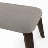 Taarkashi Dining Bench american walnut Colour gainsboro grey American walnut