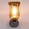 Devansh Metal Electric Wall Light in gold Colour with Lavender Shade Count of 1 Light
