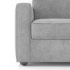 Apollo High Back 3 Seater Fabric Sofa in Granite Weave Colour