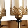 Eliante Modern Wall Lights Mild Steel & Glass Material Antique & Champaign Finish