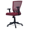 Ebeaony Mid Back Ergonomic Chair in Maroon Colour