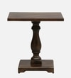 Blacon Sheesham Wood End Table In Walnut Finish