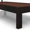 Boston Solid Wood Single Size Bed In Mahogany Finish