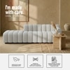 Chiccomfort Wood 3 Seater With Upholstery Non Storage Sofa In White Colour