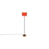 Emme Orange Cotton Shade Floor Lamp