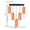 Devansh Solid Wood Electric Wall Light in Brown Colour with Multi Shade Count of 1 Light