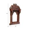 Desert Art Solid Wood Peacock Jharokha Wall Frame 36 Inch in Copper Colour