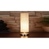 White Jute table lamp with Steel Base -9