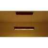 Slimline 24 Brown Wooden LED Hanging Lamp