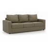 Apollo Compact Sofa Set (Colour : Cappuccino, Cushion : Hard, Back Type : Regular, Seater : 3+1+1)