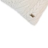 Kennedy Ivory Cotton Knitted Decorative Cushion Cover 16 x 16 Inches