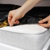 Stoa Paris 300TC UltrSatin King Bedsheet Set Satin King Velvet Black Gold