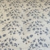 White Floral 400 TC Cotton Flat Queen Size Bedsheet With 2 Pillow Covers  Threads
