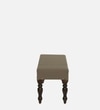 Laasya Sheesham Wood Upholstered Bench In Walnut Finish
