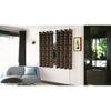 Golden Velvet Abstract Pack of 2 Pieces Blackout Window Curtain