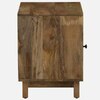 Holmes Mango Wood Hand Painted Multicolour 1 Door Small Cabinet In Natural Finish