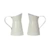Jug Pot Planter Set Of 2 In White Colour