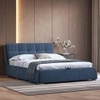 Stanhope Upholstered Hydraulic Storage King Size Bed In Baltic Blue