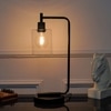 Bond Black Metal & Glass Study Table Lamp