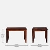 Cook 4 Seater Dining Set In Honey Finish