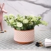 White Artificial Bonsai Plant With Ceramic Pot