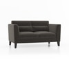 Lewis 2 Seater Fabric Sofa in Smoke Colour